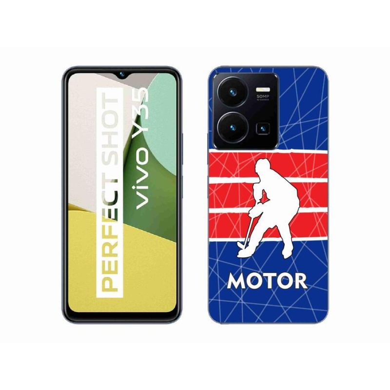 Gélový kryt mmCase na mobil Vivo Y35 - Motor