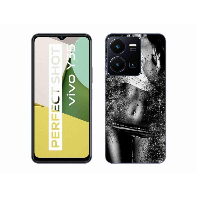 Gélový kryt mmCase na mobil Vivo Y35 - sexy žena 1