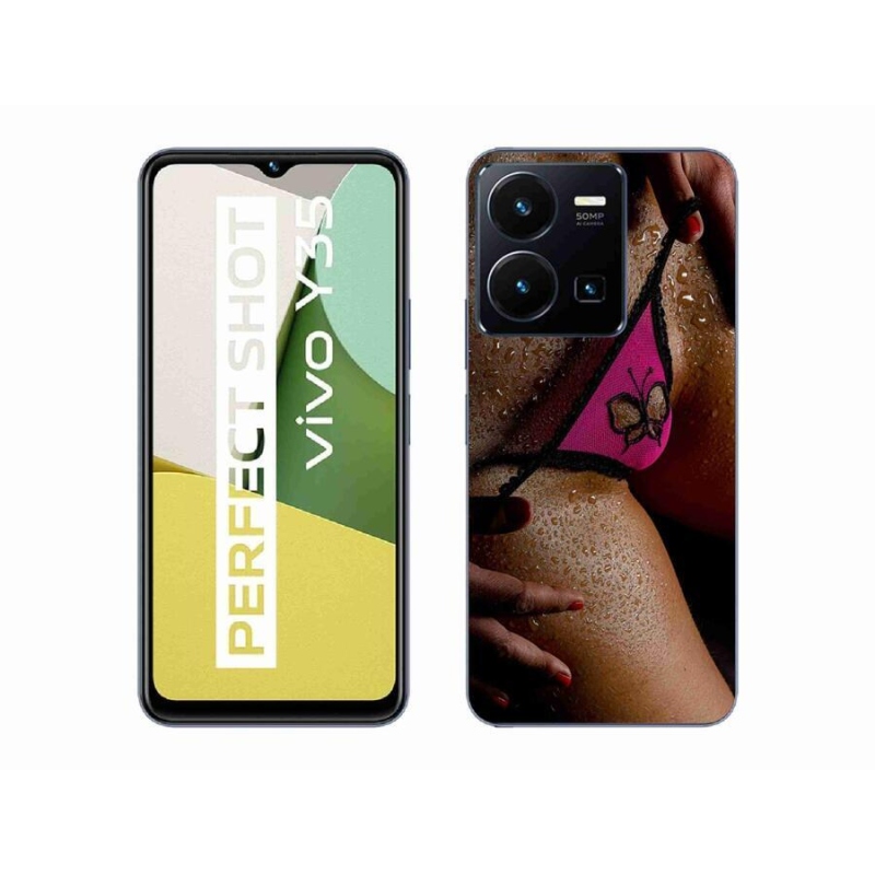 Gélový kryt mmCase na mobil Vivo Y35 - sexy žena