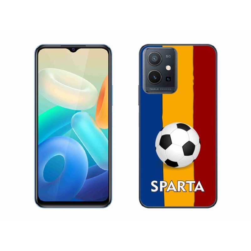 Gélový kryt mmCase na mobil Vivo Y55 5G - futbal 1