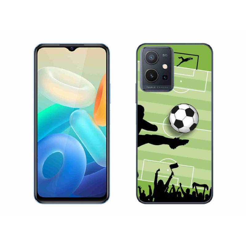 Gélový kryt mmCase na mobil Vivo Y55 5G - futbal 3