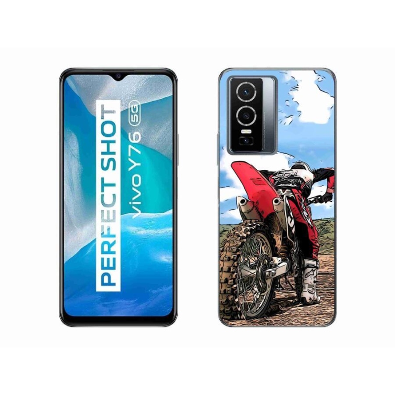 Gélový kryt mmCase na mobil Vivo Y76 5G - moto