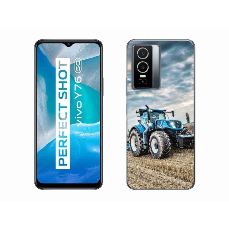 Gélový kryt mmCase na mobil Vivo Y76 5G - traktor 2