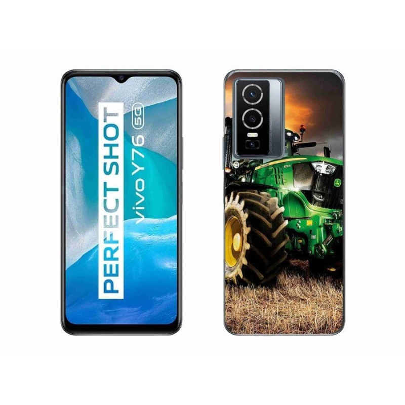 Gélový kryt mmCase na mobil Vivo Y76 5G - traktor