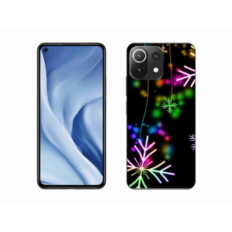 Gélový kryt mmCase na mobil Xiaomi 11 Lite 5G NE - farebné vločky