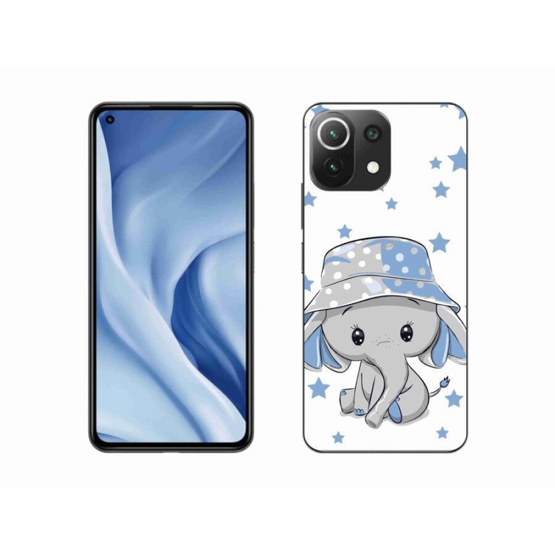Gélový kryt mmCase na mobil Xiaomi 11 Lite 5G NE - modrý slon