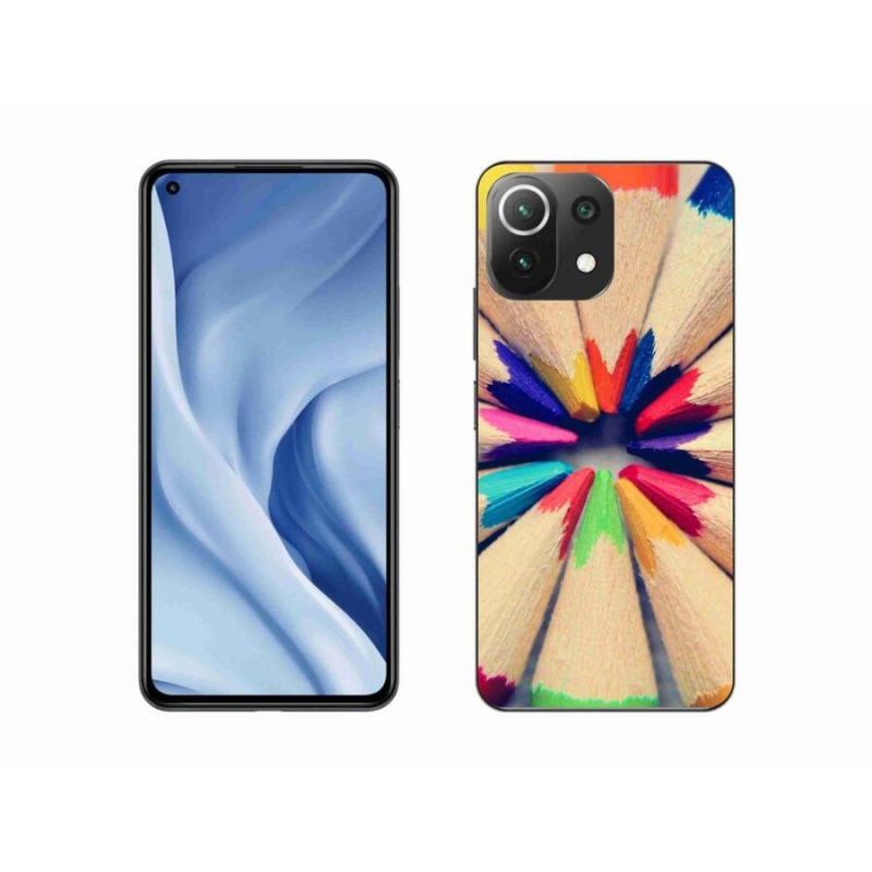 Gélový kryt mmCase na mobil Xiaomi 11 Lite 5G NE - pastelky