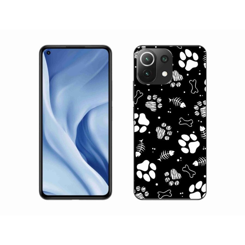 Gélový kryt mmCase na mobil Xiaomi 11 Lite 5G NE - psie labky