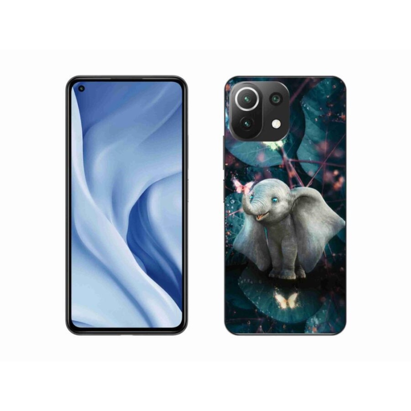 Gélový kryt mmCase na mobil Xiaomi 11 Lite 5G NE - roztomilý slon