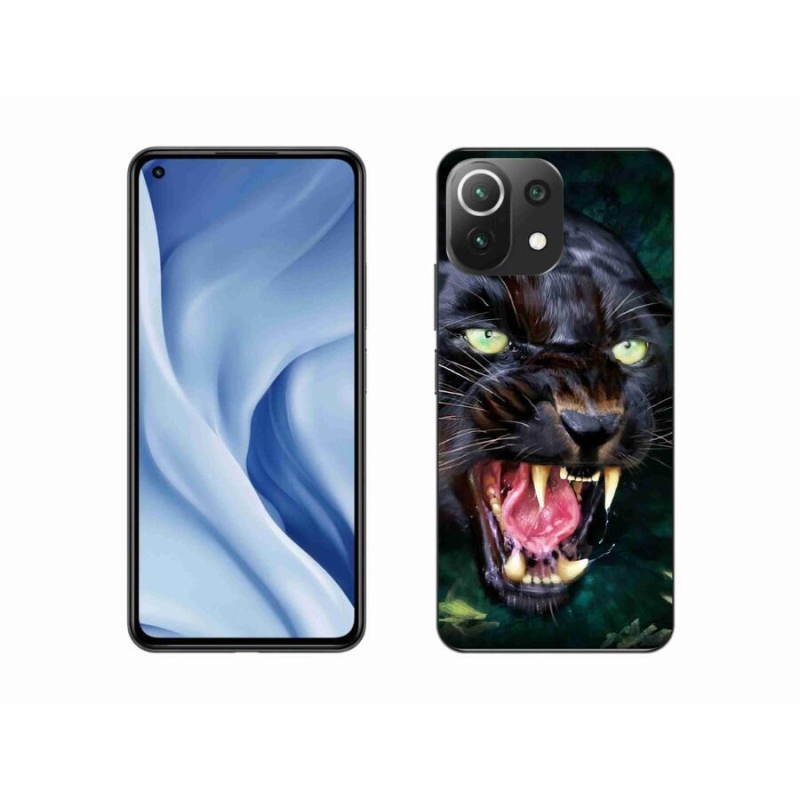 Gélový kryt mmCase na mobil Xiaomi 11 Lite 5G NE - rozzúrený čierny panter