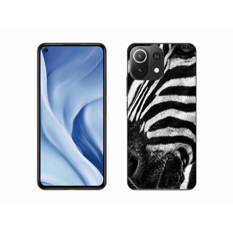 Gélový kryt mmCase na mobil Xiaomi 11 Lite 5G NE - zebra