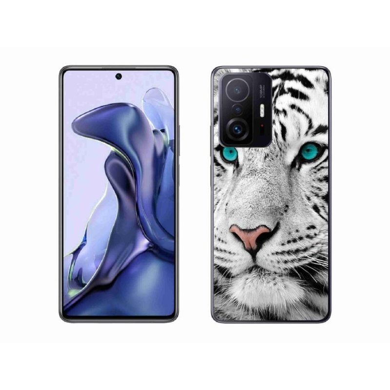 Gélový kryt mmCase na mobil Xiaomi 11T - biely tiger