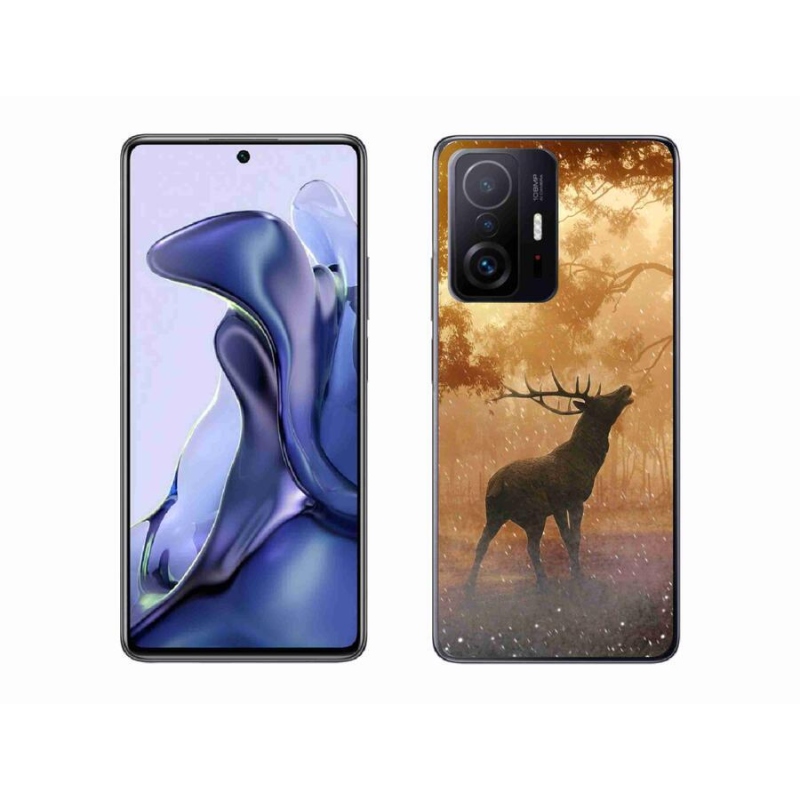 Gélový kryt mmCase na mobil Xiaomi 11T Pro - jeleň v ruji