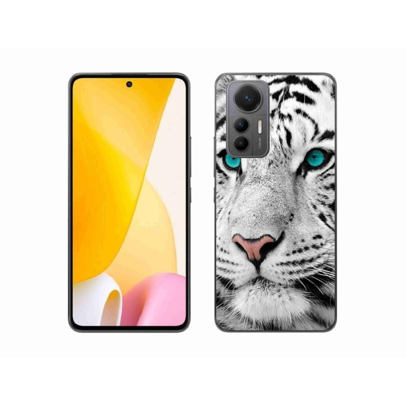 Gélový kryt mmCase na mobil Xiaomi 12 Lite - biely tiger