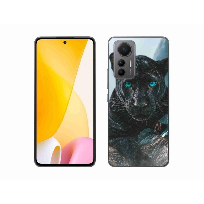 Gélový kryt mmCase na mobil Xiaomi 12 Lite - čierny panter