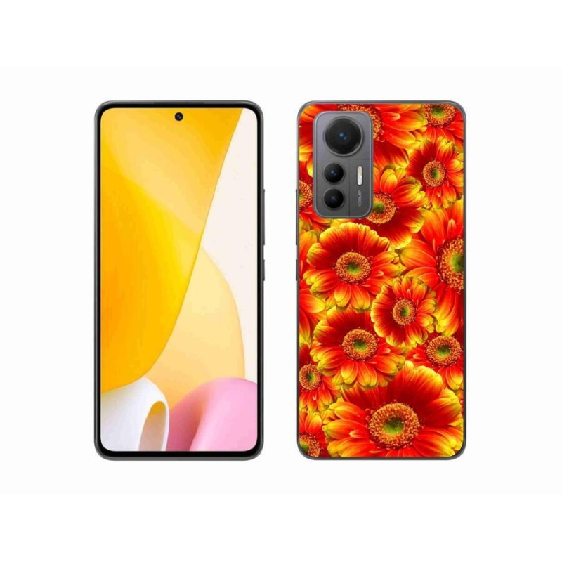 Gélový kryt mmCase na mobil Xiaomi 12 Lite - gerbera 1