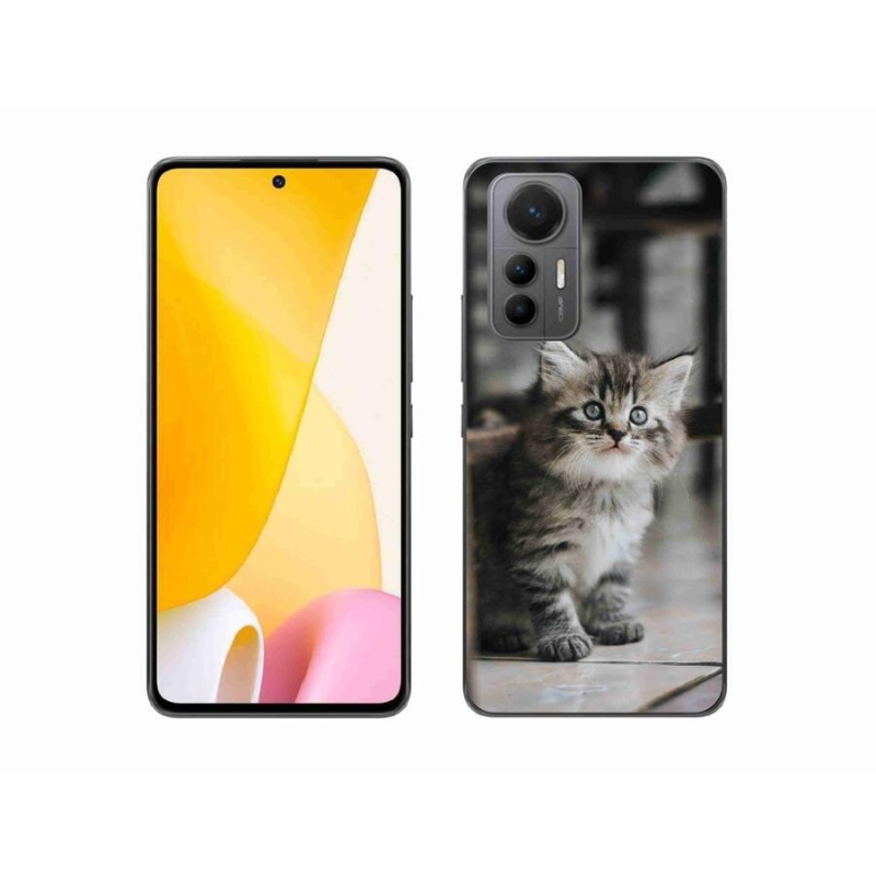 Gélový kryt mmCase na mobil Xiaomi 12 Lite - mačiatko