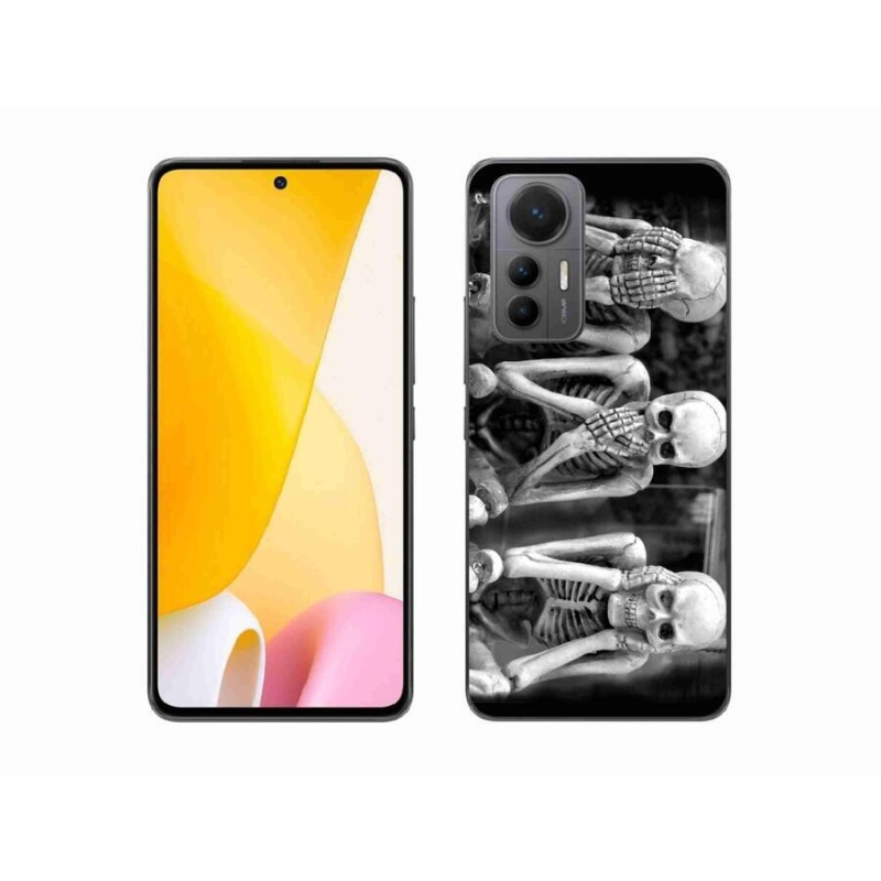 Gélový kryt mmCase na mobil Xiaomi 12 Lite - kostlivci