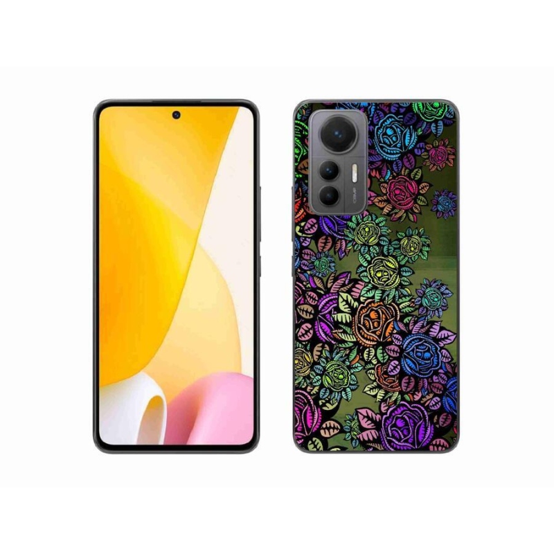 Gélový kryt mmCase na mobil Xiaomi 12 Lite - kvety 6