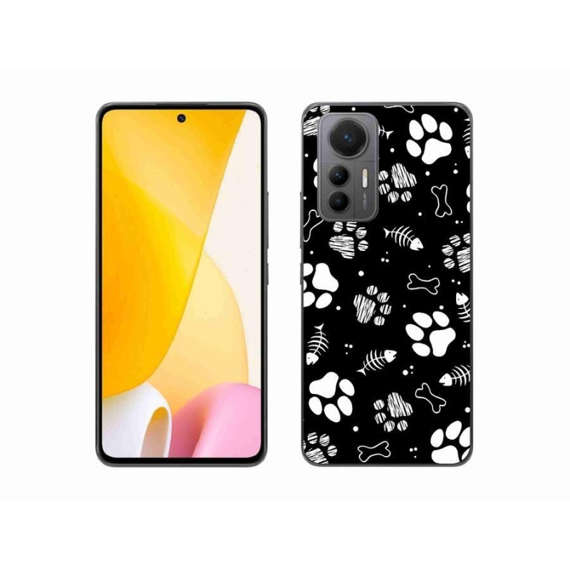 Gélový kryt mmCase na mobil Xiaomi 12 Lite - psie labky