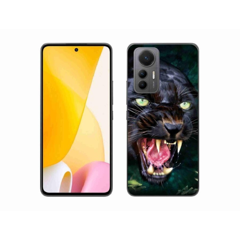 Gélový kryt mmCase na mobil Xiaomi 12 Lite - rozzúrený čierny panter