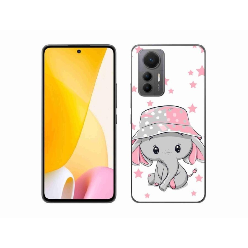 Gélový kryt mmCase na mobil Xiaomi 12 Lite - ružový slon