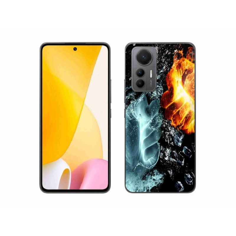 Gélový kryt mmCase na mobil Xiaomi 12 Lite - voda a oheň