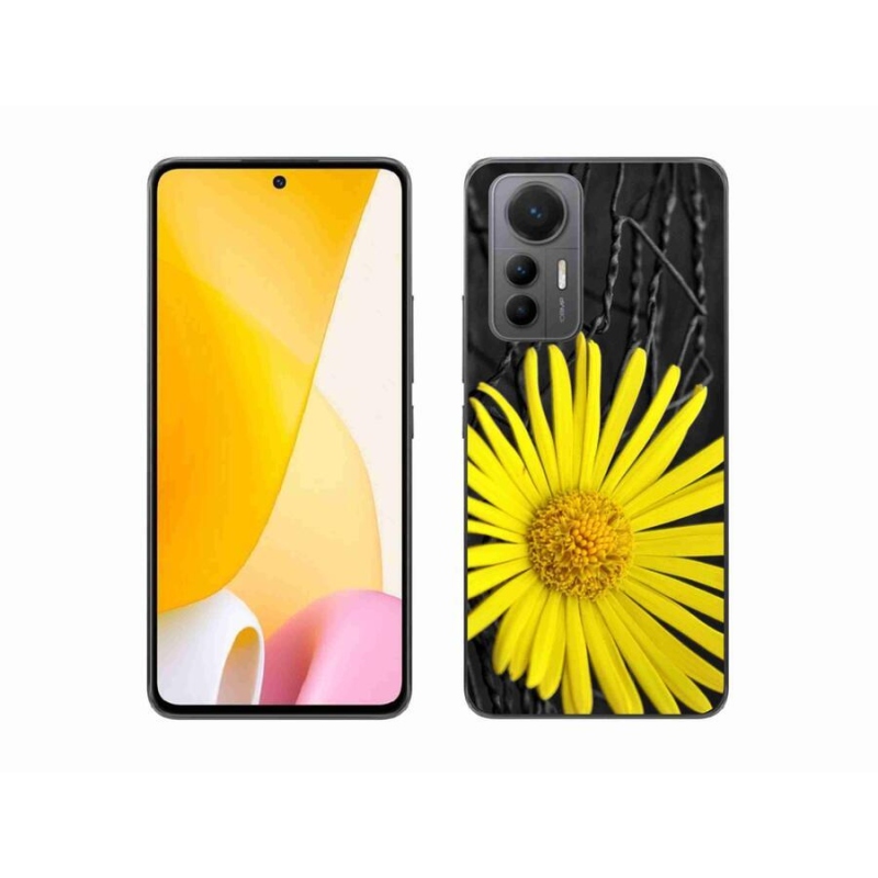 Gélový kryt mmCase na mobil Xiaomi 12 Lite - žltý kvet