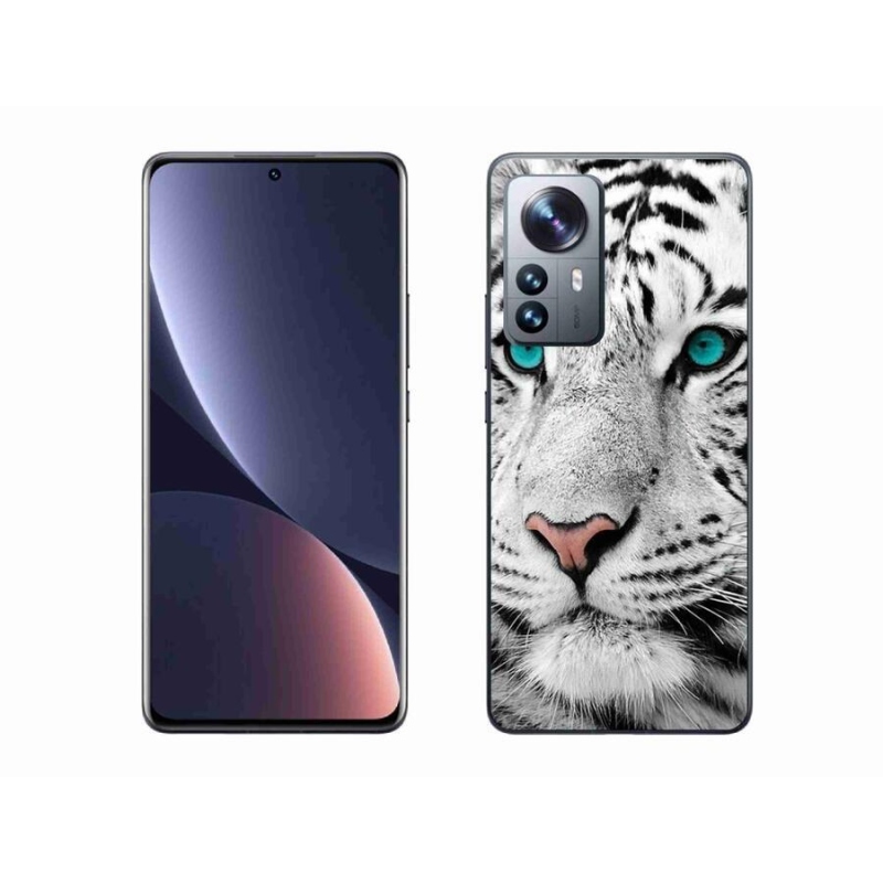 Gélový kryt mmCase na mobil Xiaomi 12 Pro - biely tiger