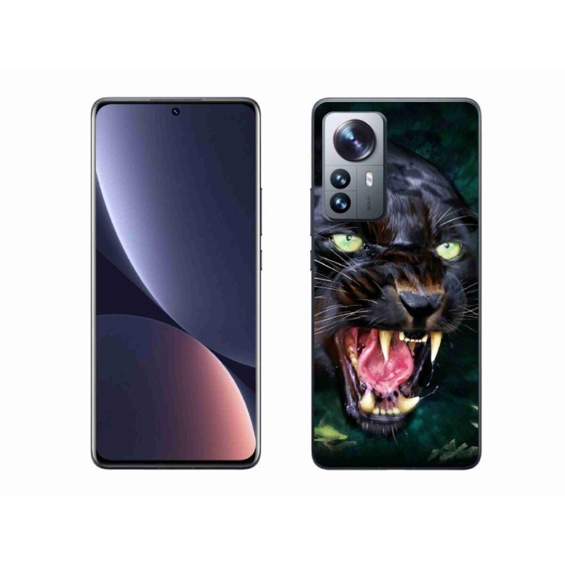 Gélový kryt mmCase na mobil Xiaomi 12 Pro - rozzúrený čierny panter