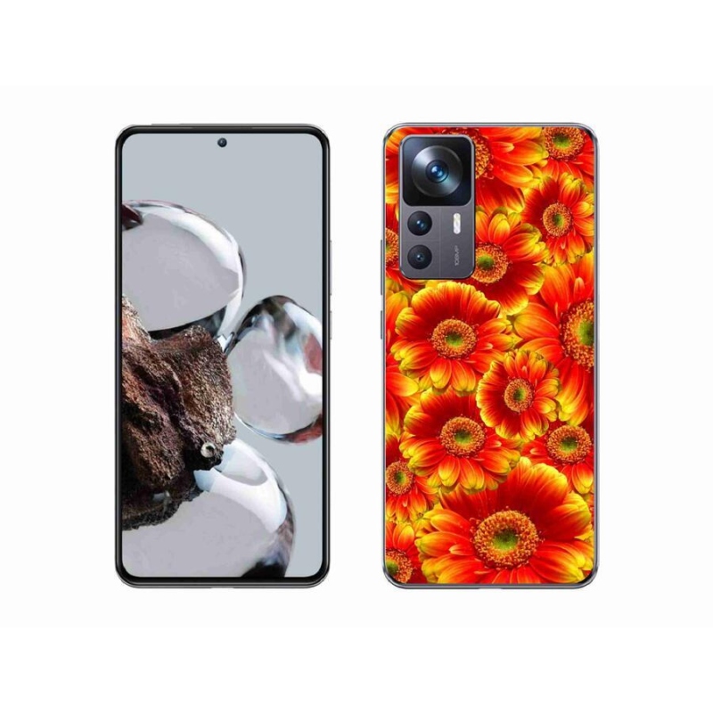 Gélový kryt mmCase na mobil Xiaomi 12T - gerbera 1