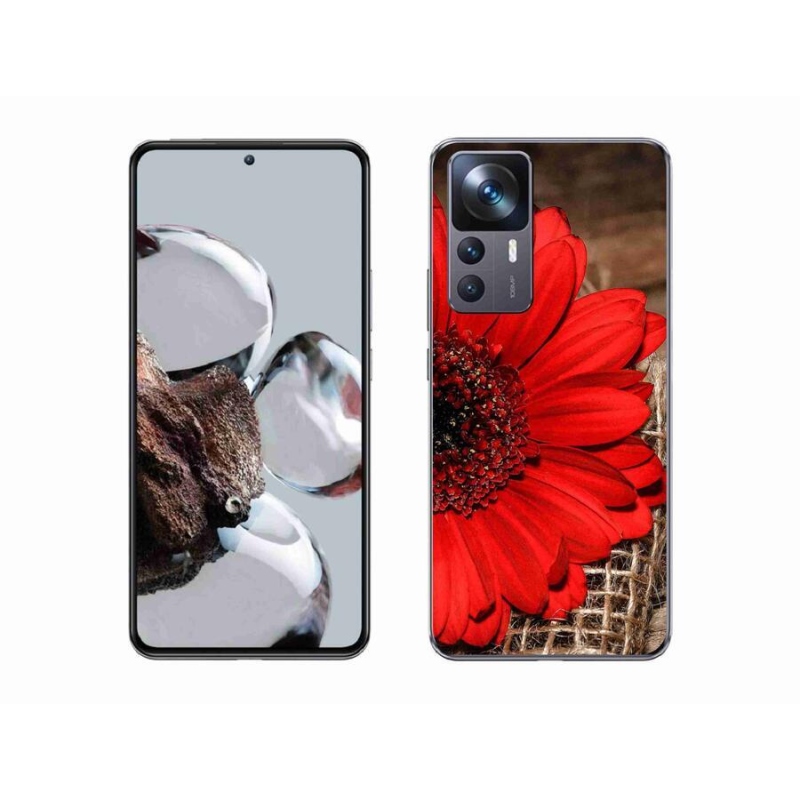 Gélový kryt mmCase na mobil Xiaomi 12T - gerbera