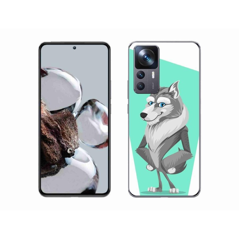 Gélový kryt mmCase na mobil Xiaomi 12T Pro - kreslený vlk