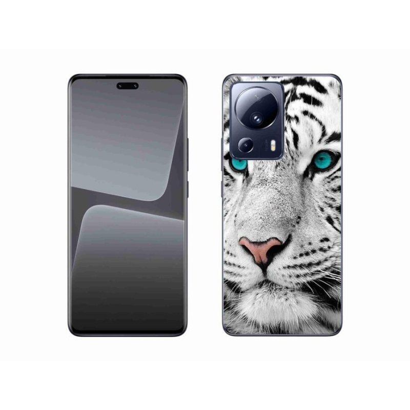 Gélový kryt mmCase na mobil Xiaomi 13 Lite - biely tiger