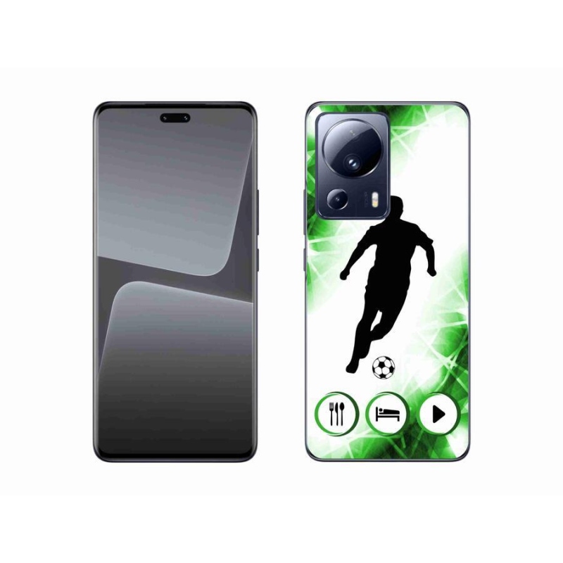 Gélový kryt mmCase na mobil Xiaomi 13 Lite - futbalista