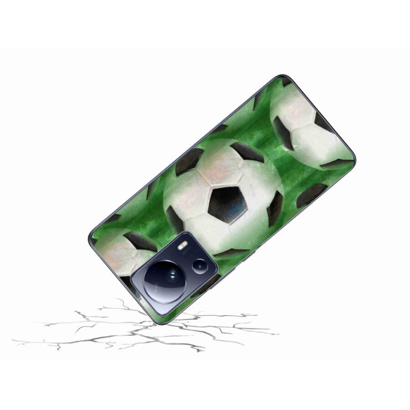 Gélový kryt mmCase na mobil Xiaomi 13 Lite - futbalová lopta