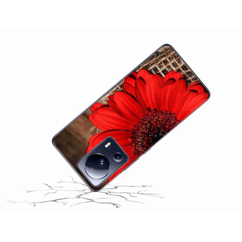 Gélový kryt mmCase na mobil Xiaomi 13 Lite - gerbera