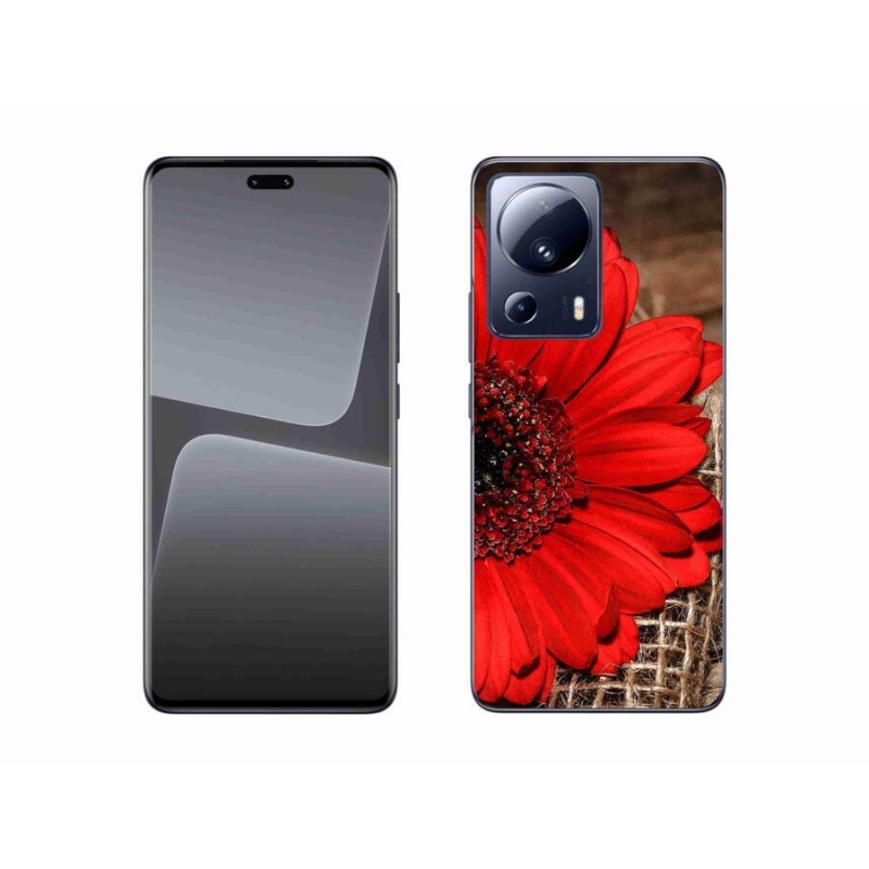 Gélový kryt mmCase na mobil Xiaomi 13 Lite - gerbera