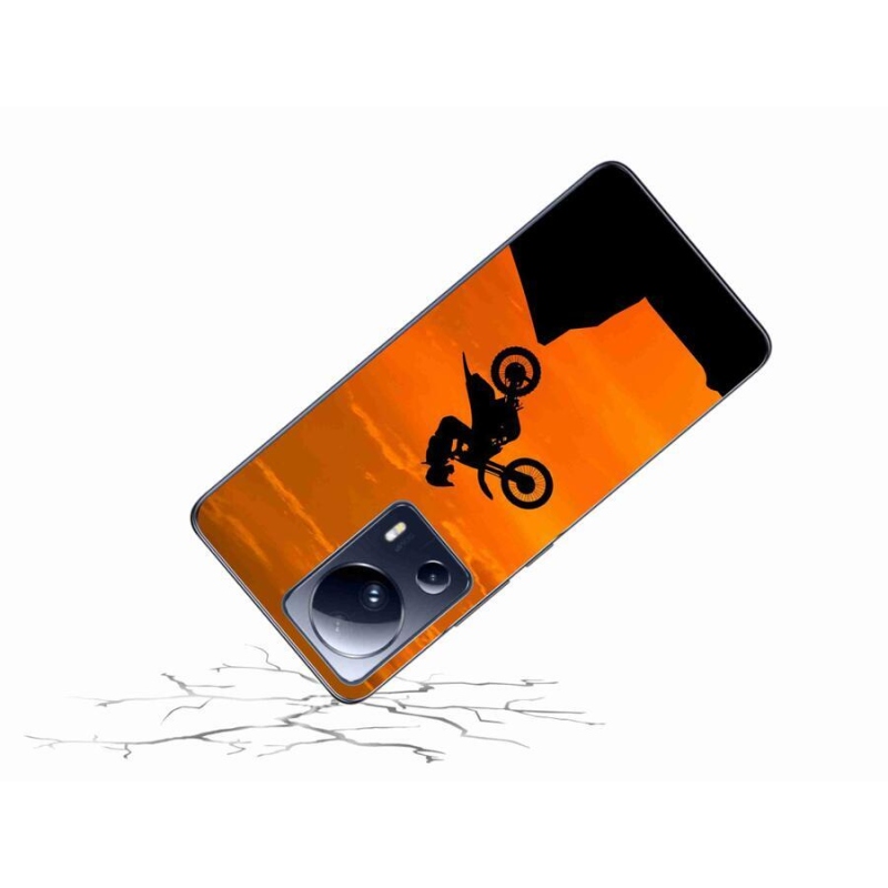 Gélový kryt mmCase na mobil Xiaomi 13 Lite - motocross