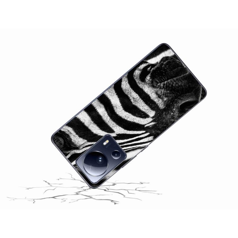 Gélový kryt mmCase na mobil Xiaomi 13 Lite - zebra