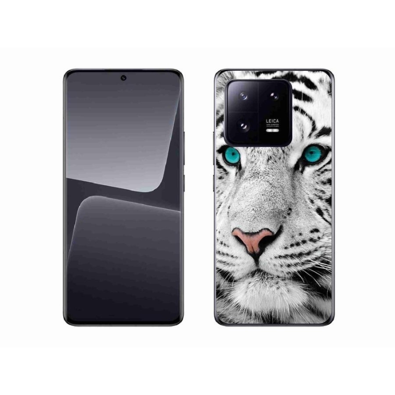 Gélový kryt mmCase na mobil Xiaomi 13 Pro - biely tiger