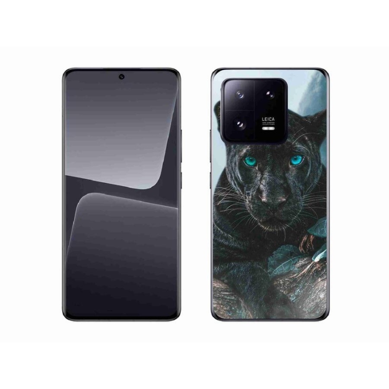 Gélový kryt mmCase na mobil Xiaomi 13 Pro - čierny panter