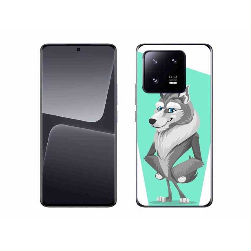 Gélový kryt mmCase na mobil Xiaomi 13 Pro - kreslený vlk