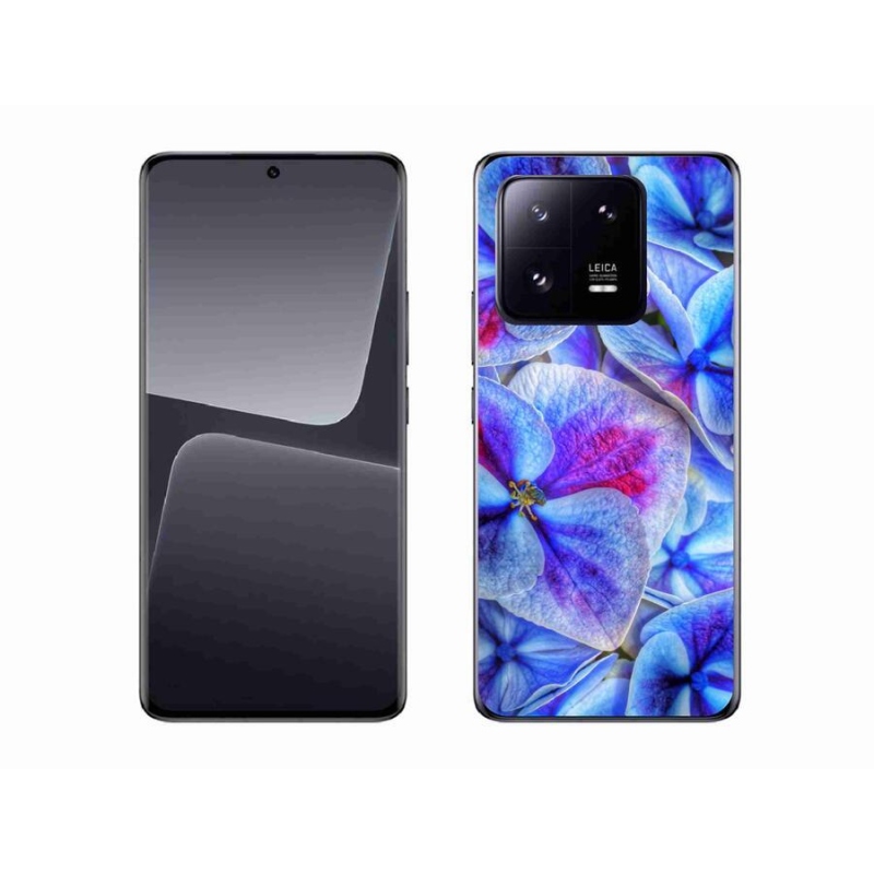 Gélový kryt mmCase na mobil Xiaomi 13 Pro - modré kvety 1