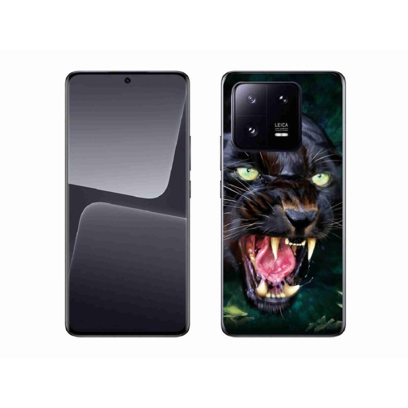 Gélový kryt mmCase na mobil Xiaomi 13 Pro - rozzúrený čierny panter