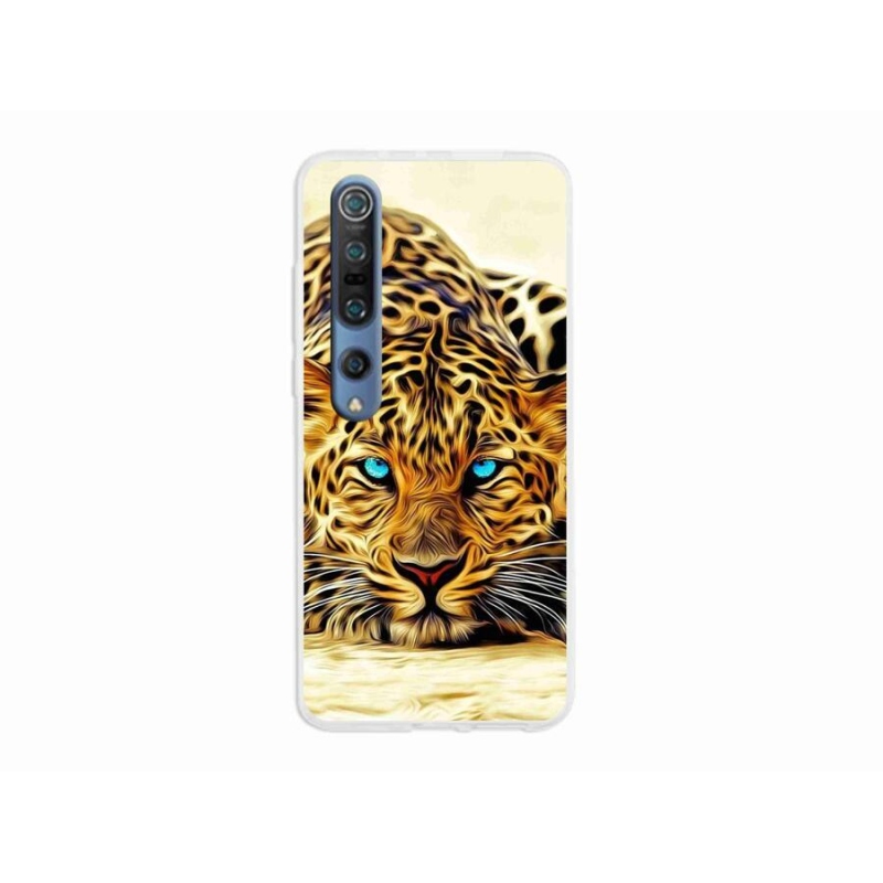 Gélový kryt mmCase na mobil Xiaomi Mi 10 - kreslený tiger