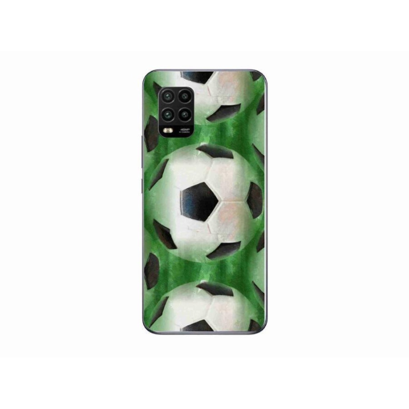 Gélový kryt mmCase na mobil Xiaomi Mi 10 Lite - futbalová lopta