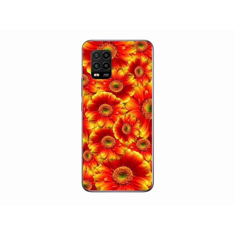 Gélový kryt mmCase na mobil Xiaomi Mi 10 Lite - gerbera 1