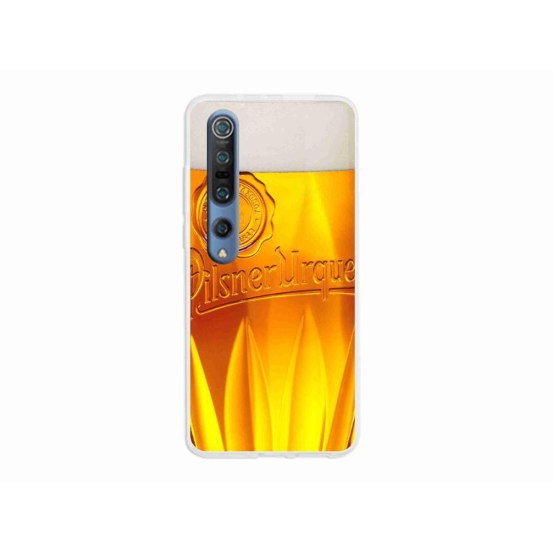 Gélový kryt mmCase na mobil Xiaomi Mi 10 - pivo