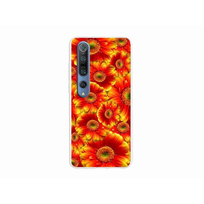 Gélový kryt mmCase na mobil Xiaomi Mi 10 Pro - gerbera 1